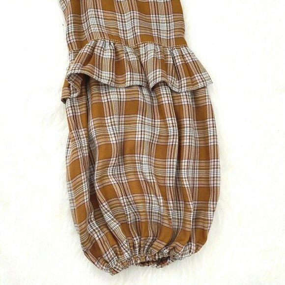 Max Studio S L/S Puff Ruffled Button Front Blouse - Picture 5 of 8